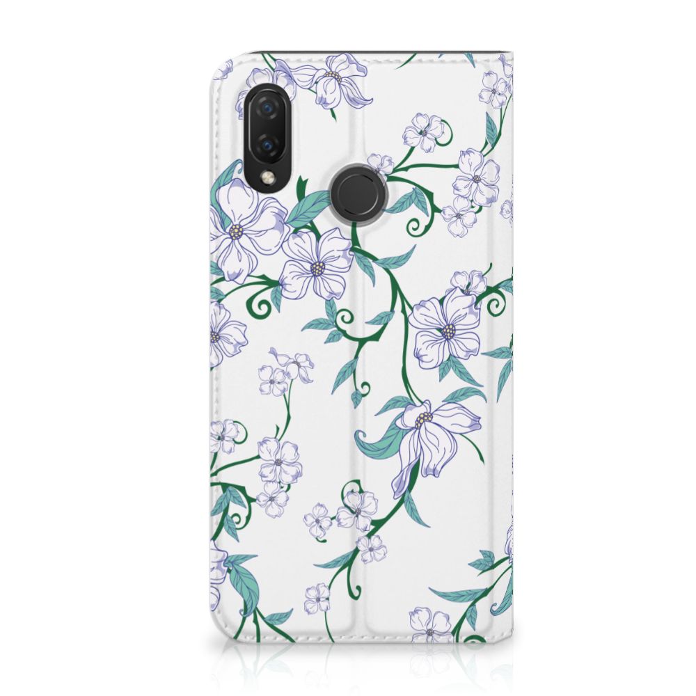 Huawei P Smart Plus Uniek Smart Cover Blossom White