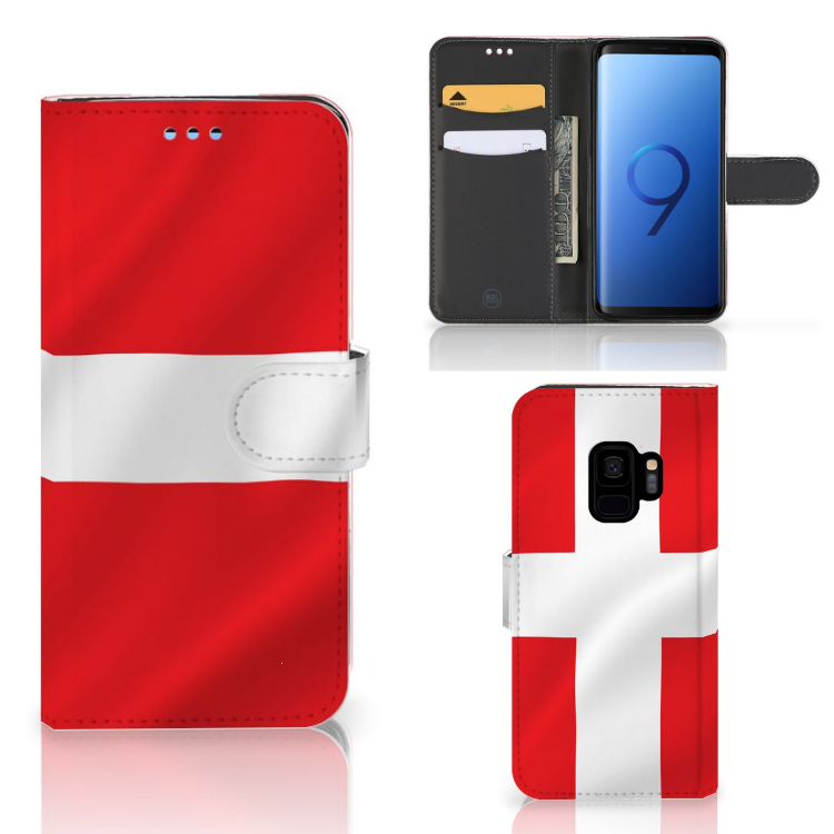 Samsung Galaxy S9 Bookstyle Case Denemarken