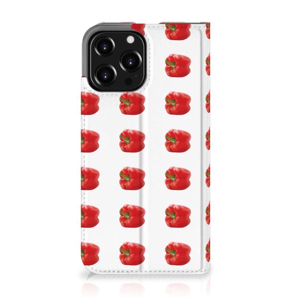 iPhone 13 Pro Max Flip Style Cover Paprika Red - B2C Telecom