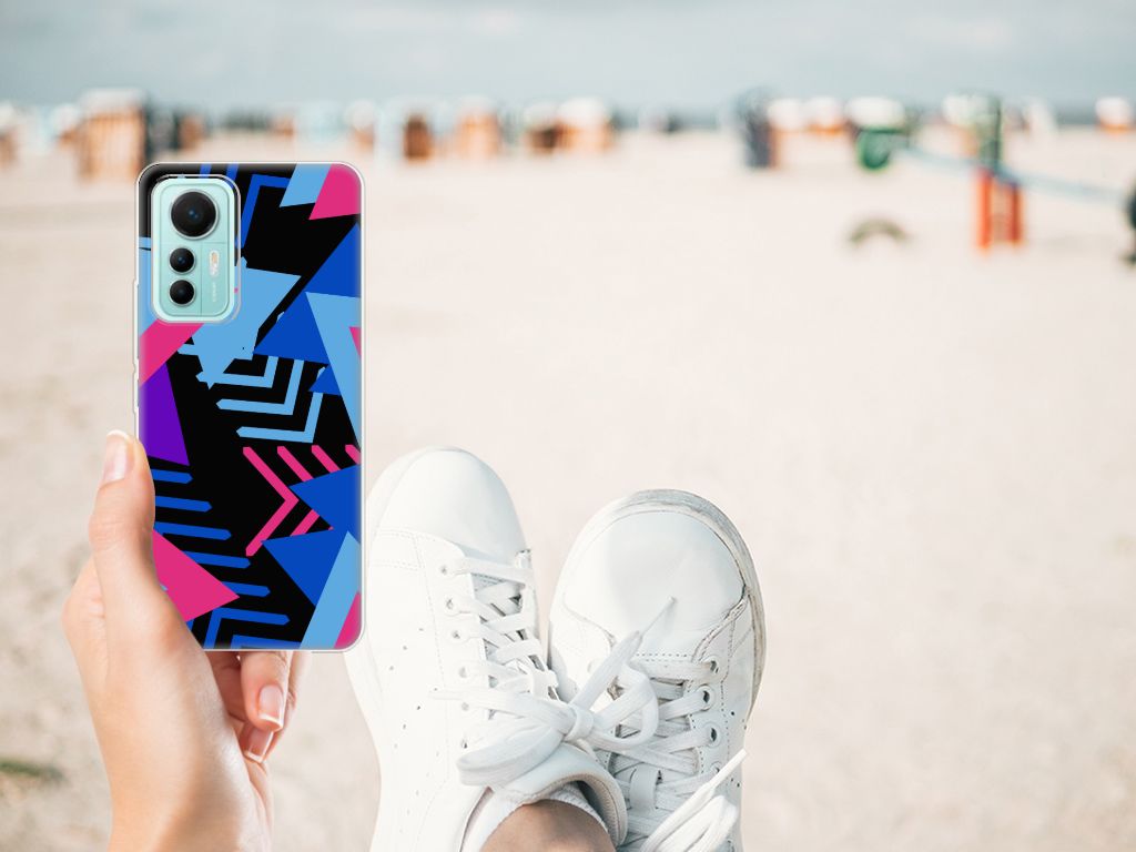 Xiaomi 12 Lite TPU Hoesje Funky Triangle B2C Telecom