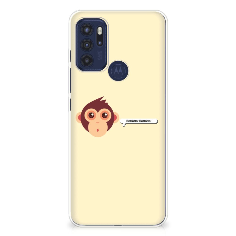 Motorola Moto G60s Telefoonhoesje met Naam Monkey B2C Telecom