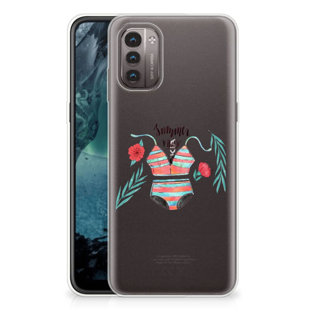Nokia G21 | G11 Telefoonhoesje met Naam Boho Summer B2C Telecom