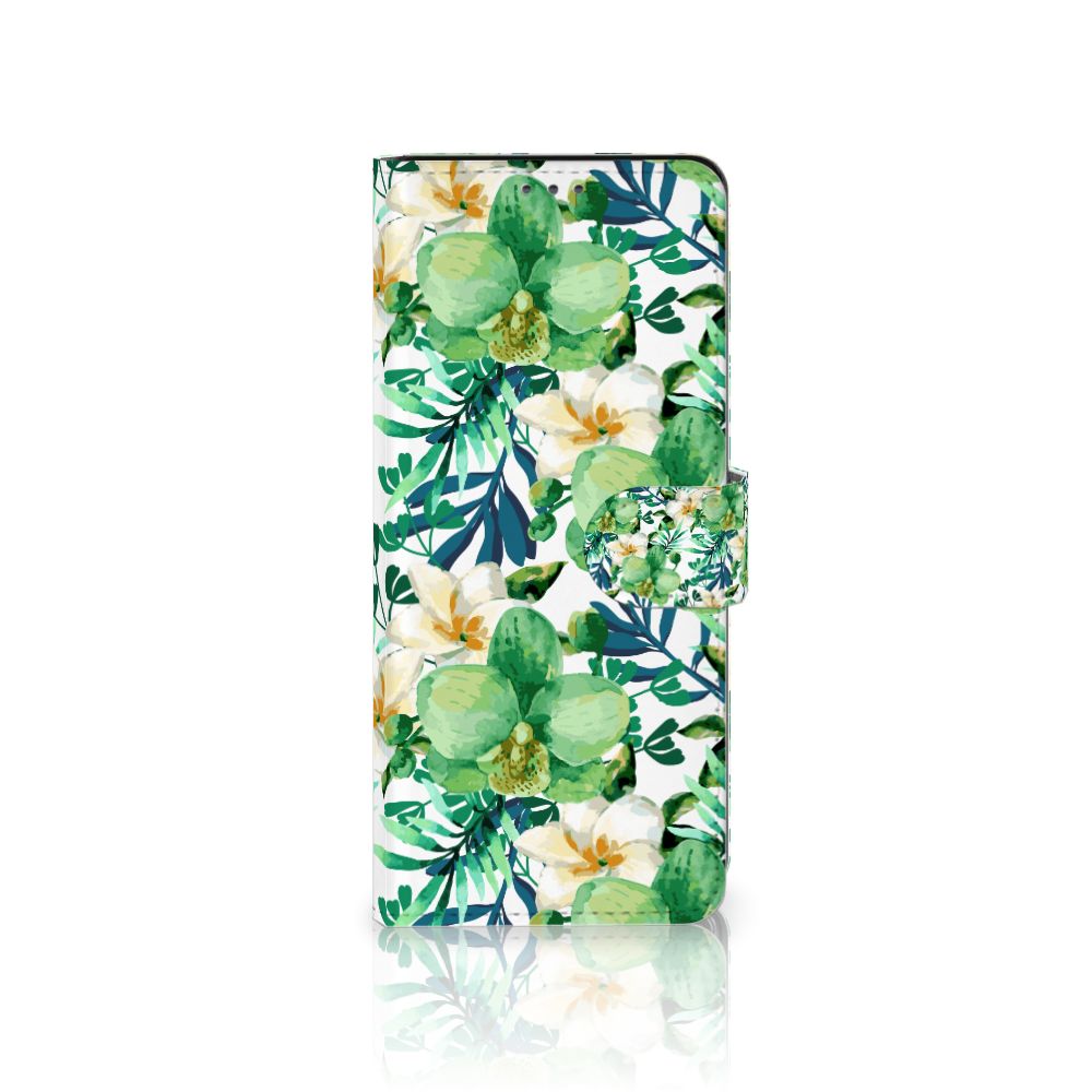 Sony Xperia 5II Hoesje Orchidee Groen