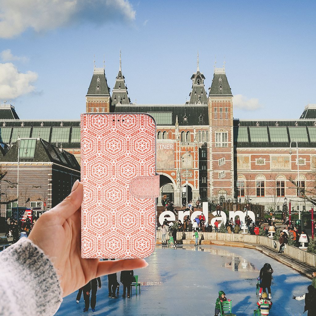 iPhone 13 Pro Max Telefoon Hoesje Pattern Orange