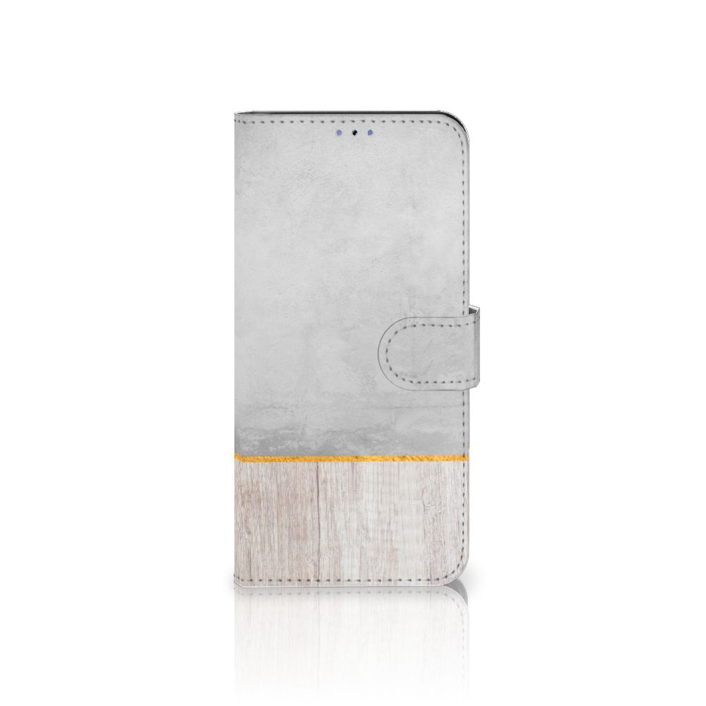 Xiaomi 12 Pro Book Style Case Wood Concrete
