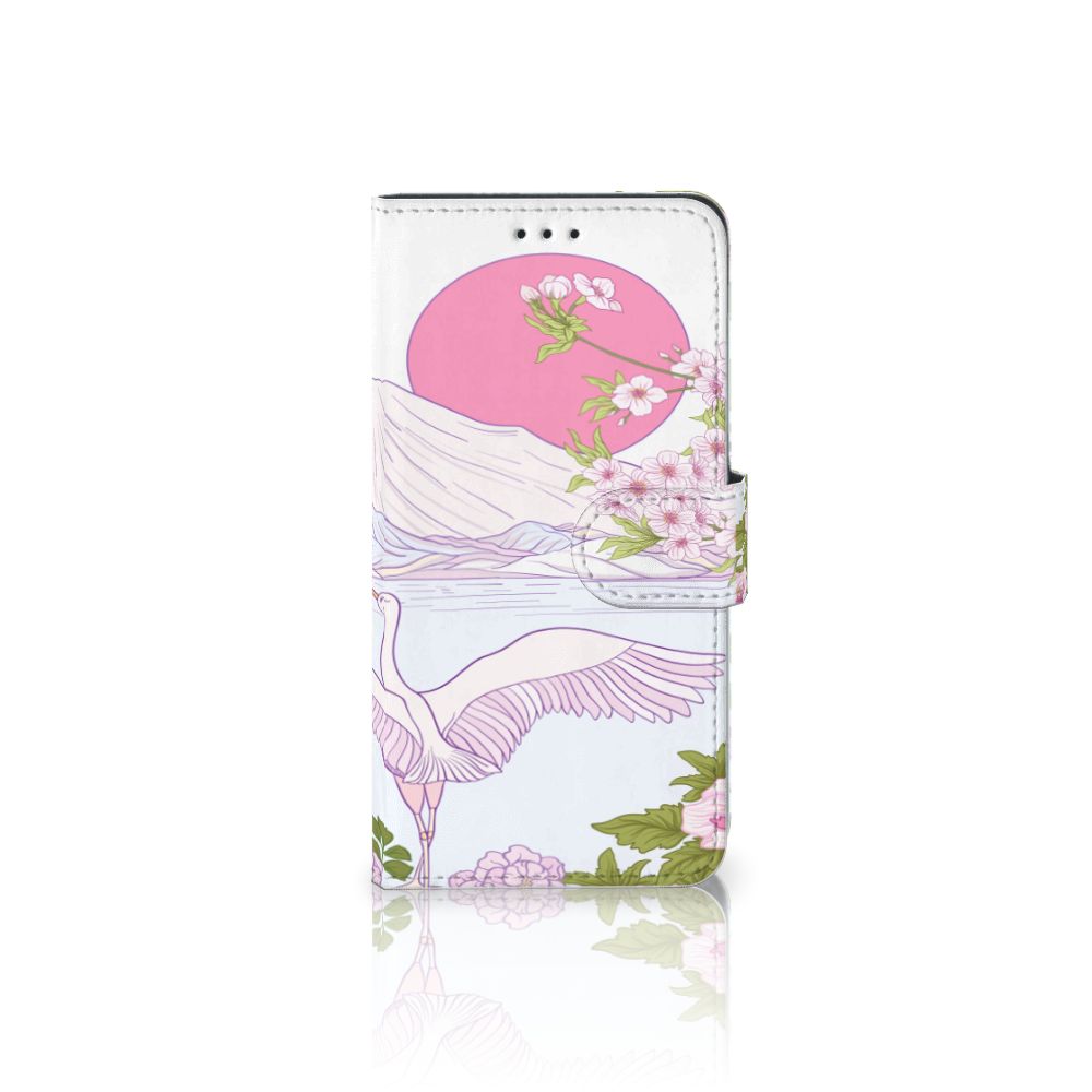 Huawei P10 Lite Telefoonhoesje met Pasjes Bird Standing