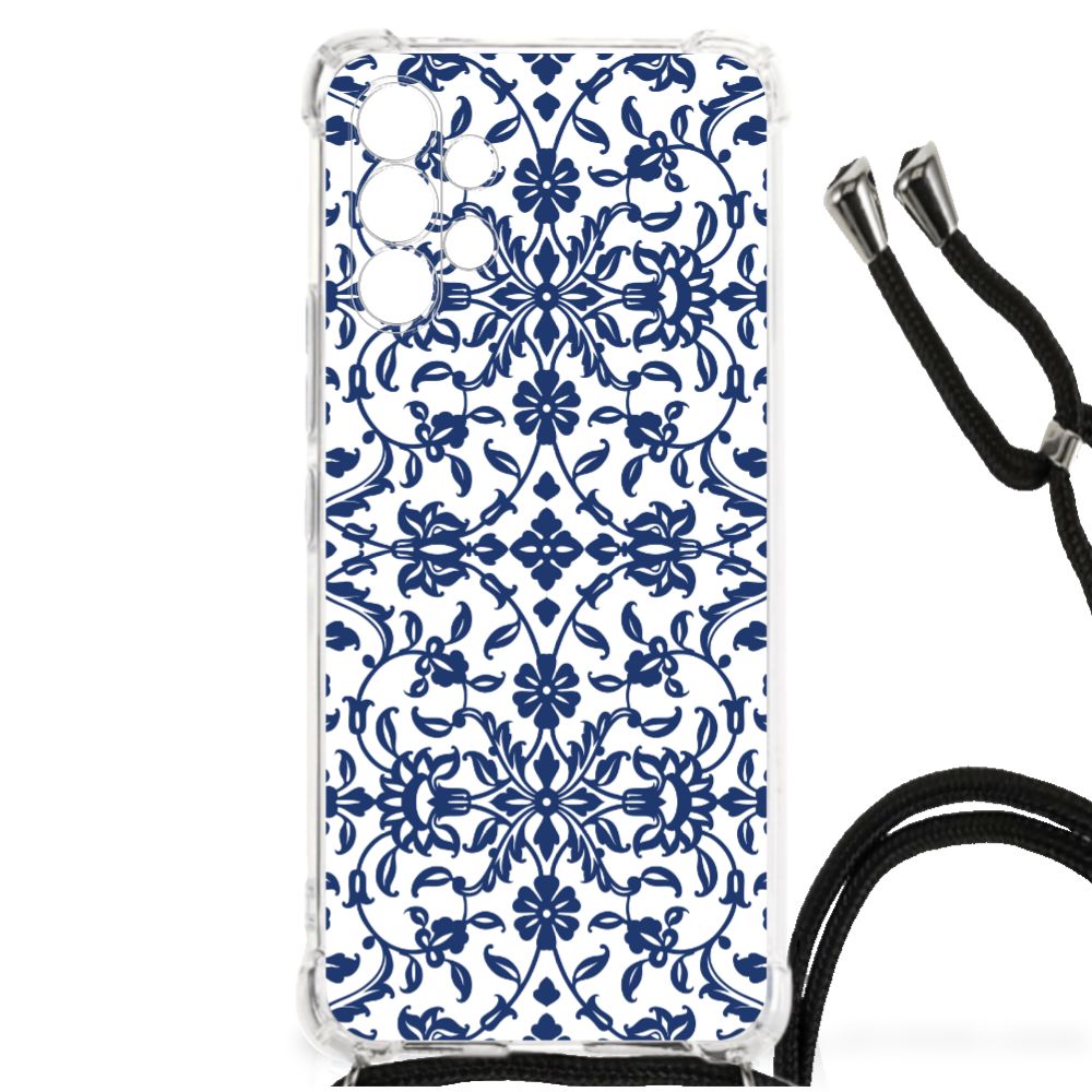 Samsung Galaxy A13 4G Case Flower Blue B2C Telecom