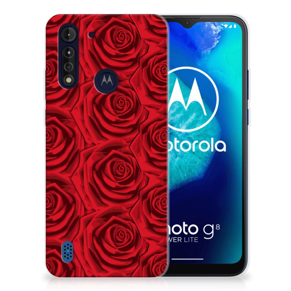 Motorola Moto G8 Power Lite TPU Case Red Roses B2C Telecom