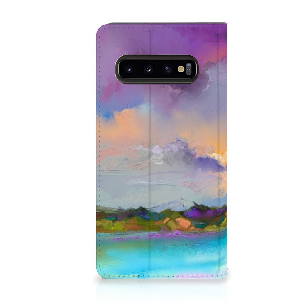Bookcase Samsung Galaxy S10 Boat