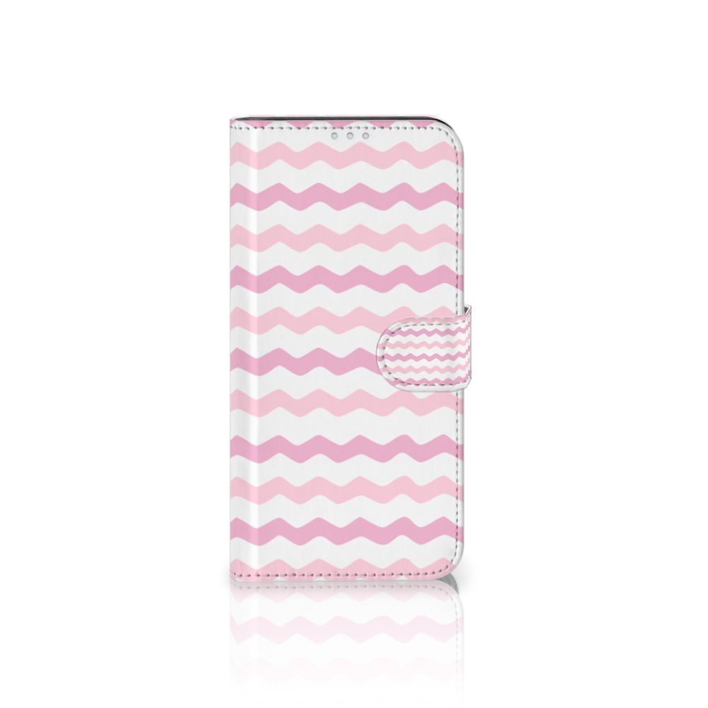 Motorola G8 Power Telefoon Hoesje Waves Roze