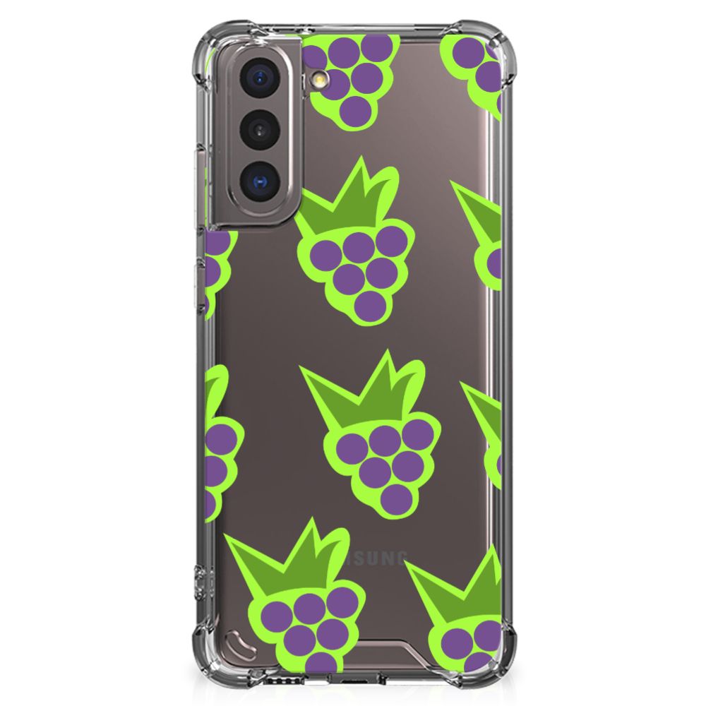 Samsung Galaxy S21 Beschermhoes Druiven