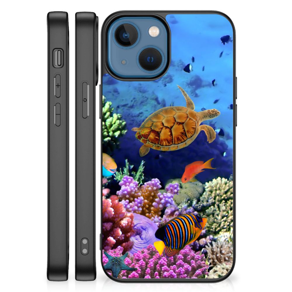 Apple iPhone 13 mini Dierenprint Telefoonhoesje Vissen B2C Telecom