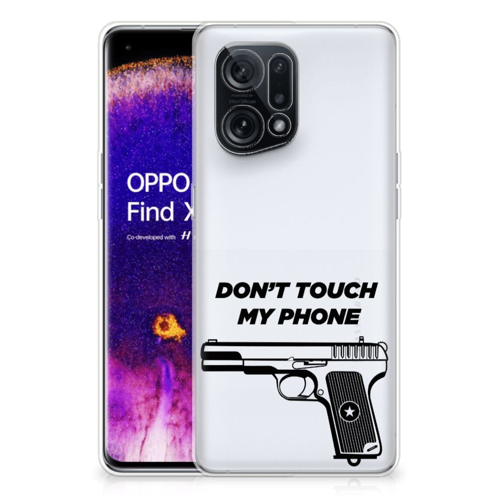 OPPO Find X5 Silicone-hoesje Pistol DTMP B2C Telecom