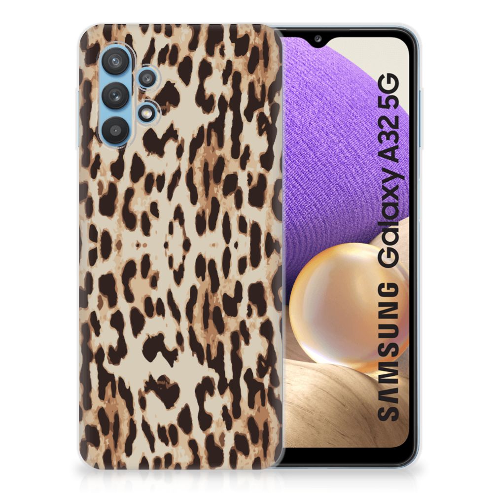 Samsung Galaxy A32 5G TPU Hoesje Leopard