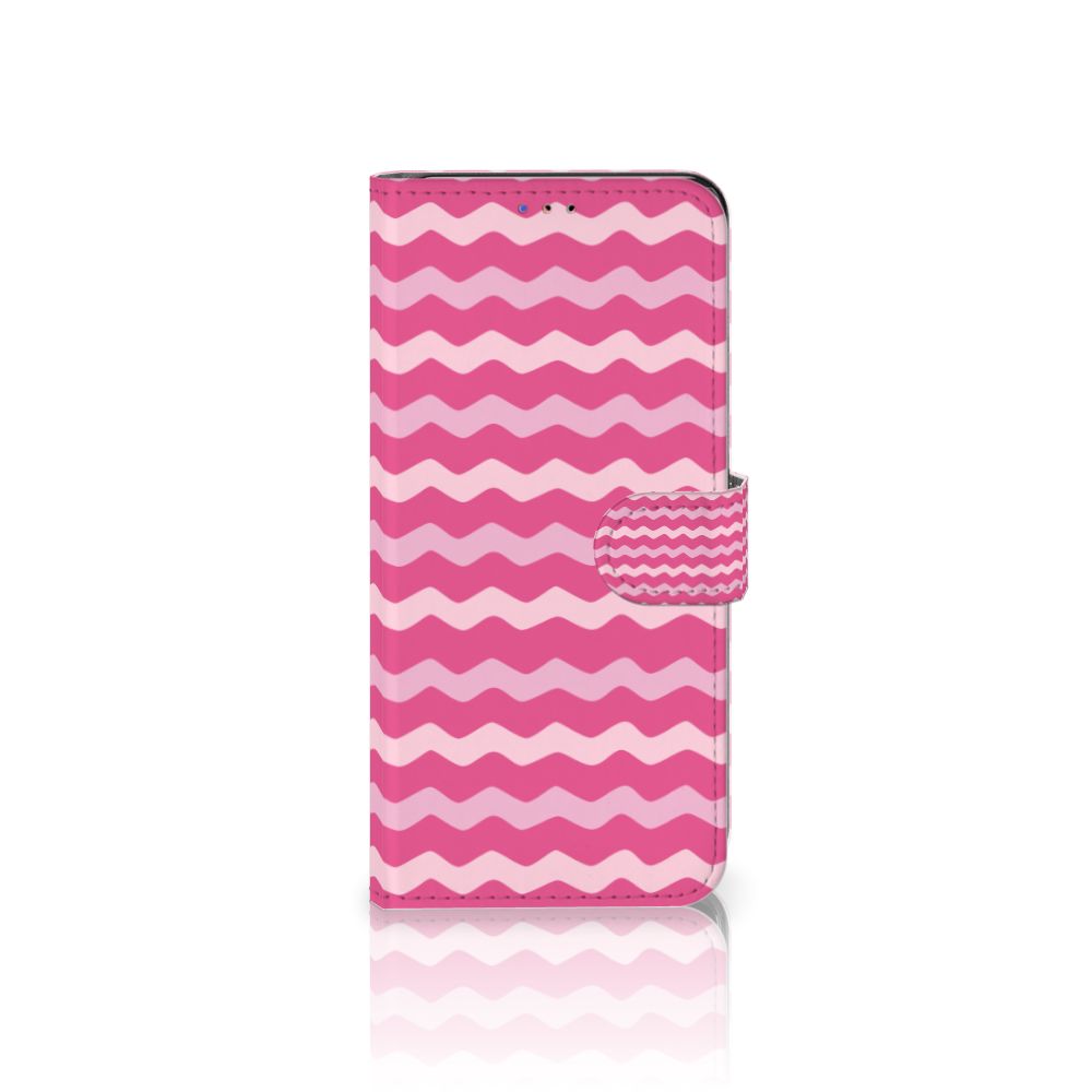 Samsung Galaxy A20s Telefoon Hoesje Waves Pink