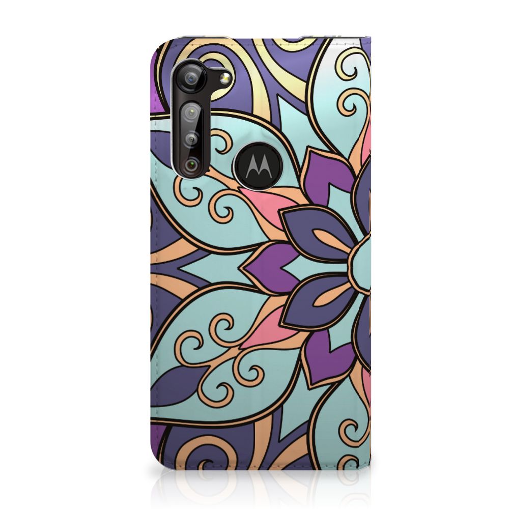 Motorola Moto G8 Power Smart Cover Purple Flower - B2C Telecom