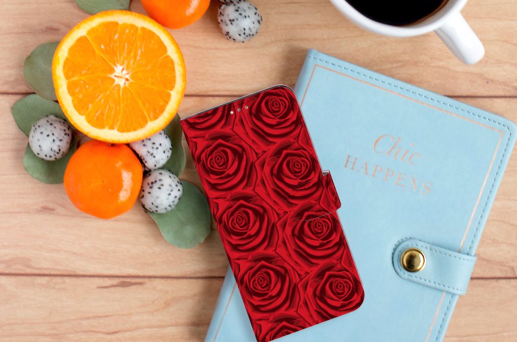 OPPO A15 Hoesje Red Roses