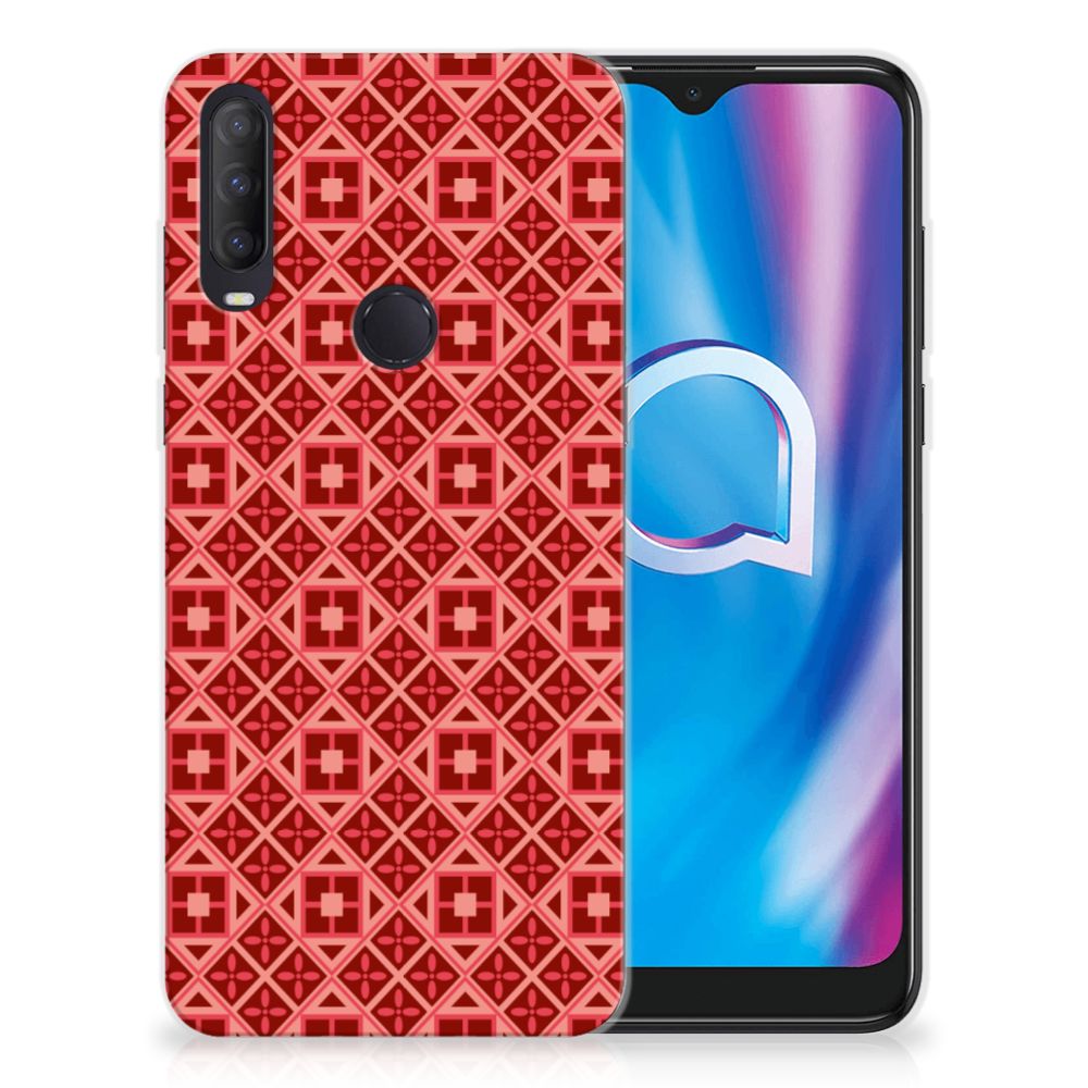Alcatel 1S (2020) TPU bumper Batik Rood B2C Telecom