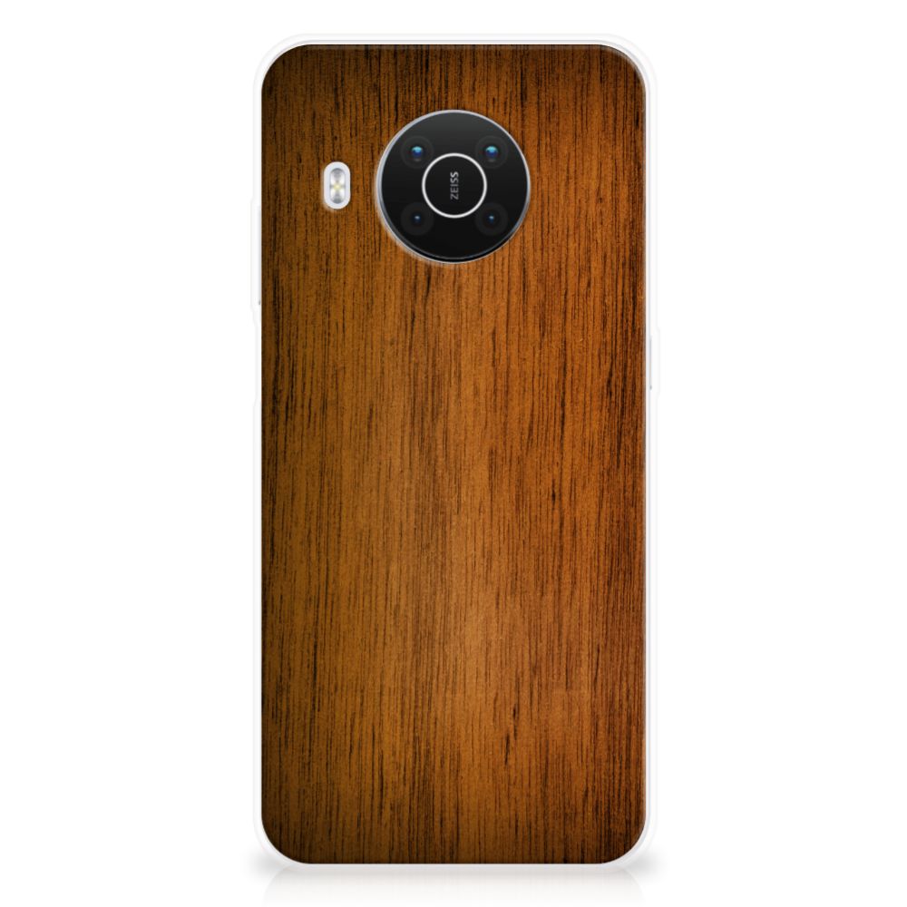 Nokia X10 | X20 Bumper Hoesje Donker Hout