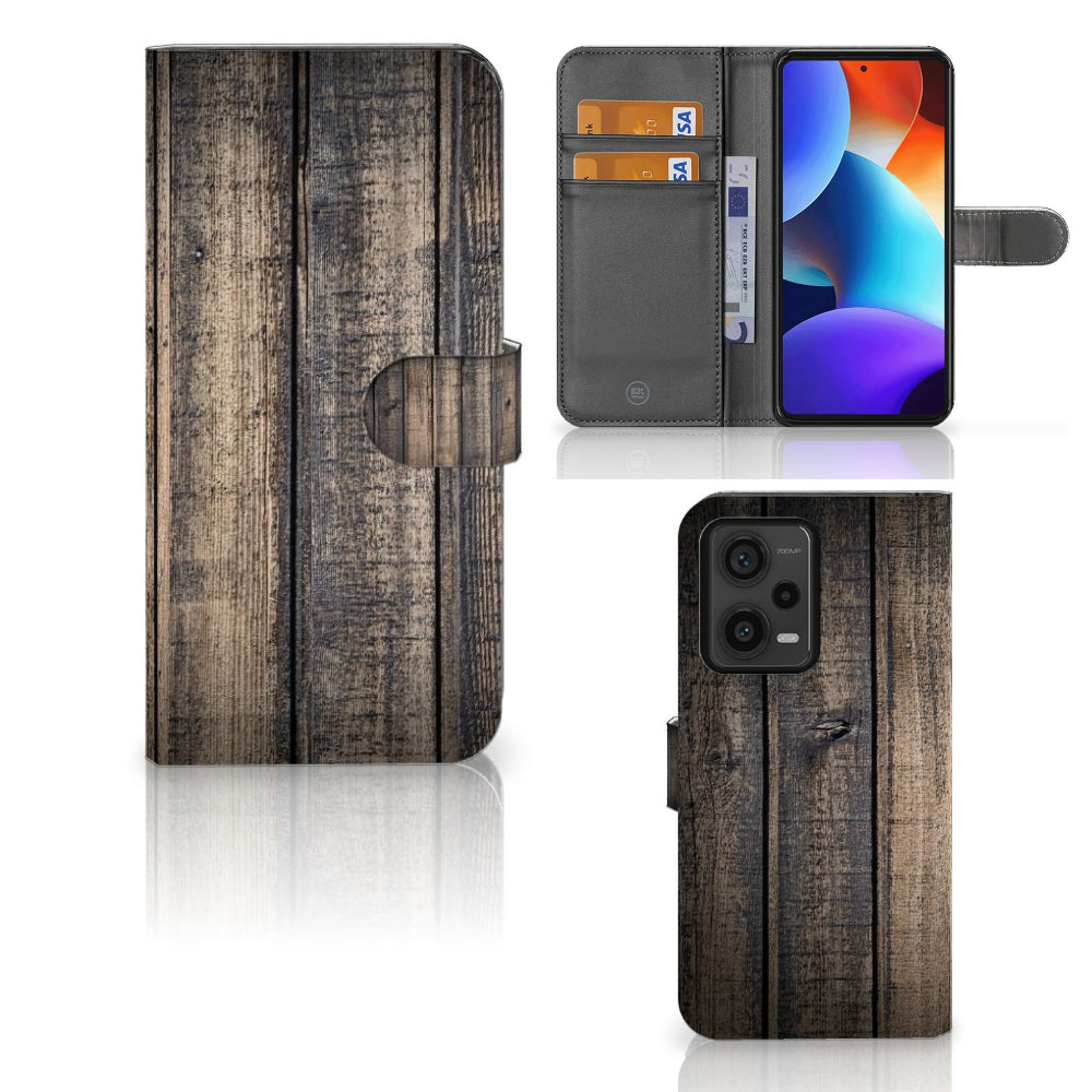 Xiaomi Redmi Note 12 Pro Plus Book Style Case Steigerhout