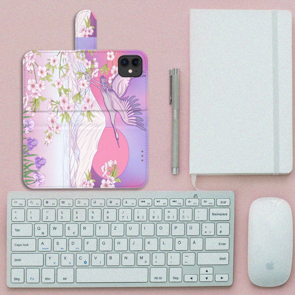 Apple iPhone 11 Telefoonhoesje met Pasjes Bird Flying