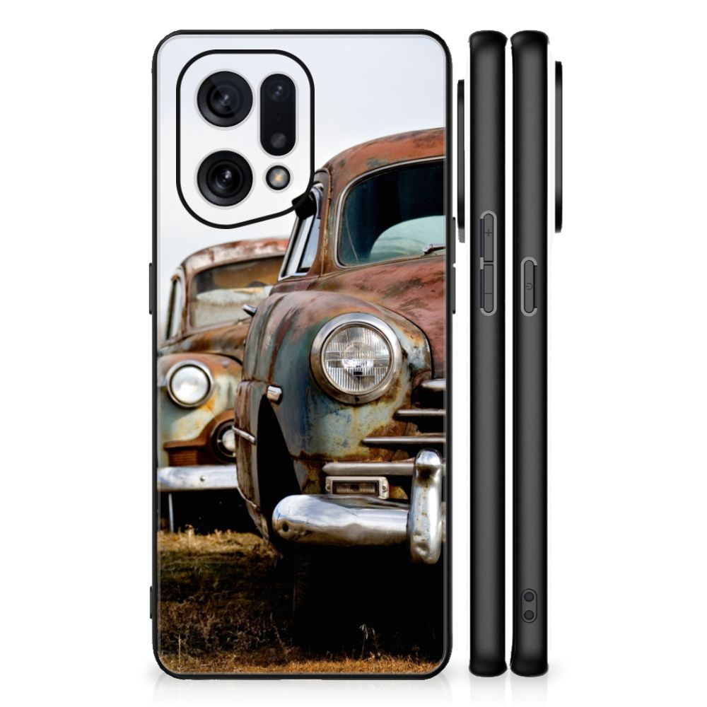OPPO Find X5 Silicone Back Case Vintage Auto B2C Telecom