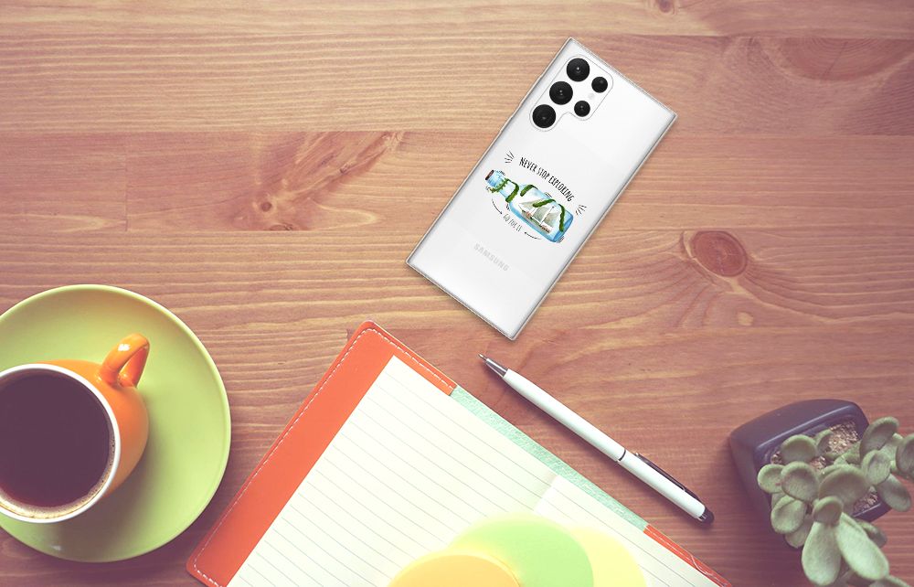Samsung Galaxy S22 Ultra Telefoonhoesje met Naam Boho Bottle B2C Telecom