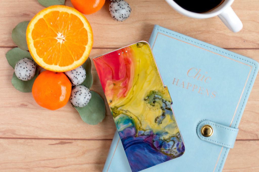 Hoesje Samsung Galaxy A71 Watercolor Dark