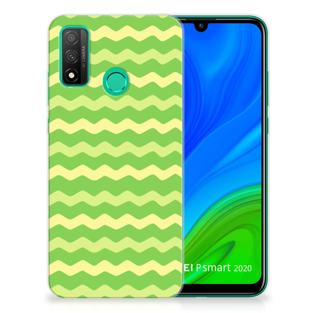 Huawei P Smart 2020 TPU bumper Waves Green