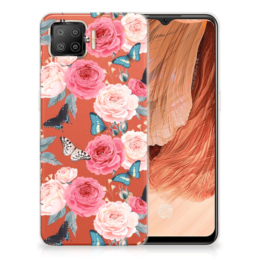 OPPO A73 4G TPU Case Butterfly Roses B2C Telecom