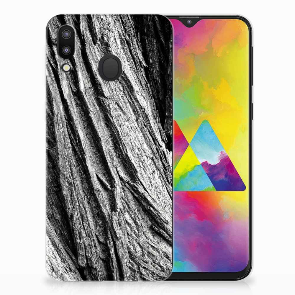 Bumper Hoesje Samsung Galaxy M20 (Power) Boomschors Grijs