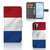 Huawei P30 Pro Bookstyle Case Nederlandse Vlag met pasjes en artistiek ontwerp van de Nederlandse vlag.