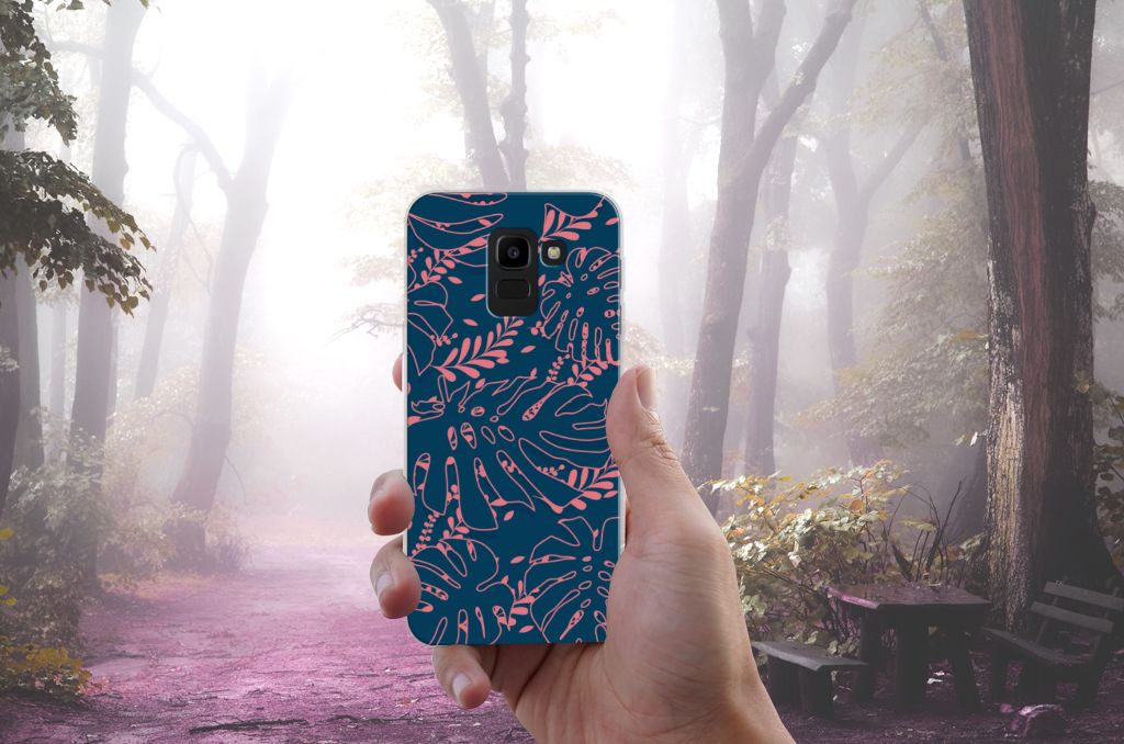 Samsung Galaxy J6 2018 TPU Case Palm Leaves