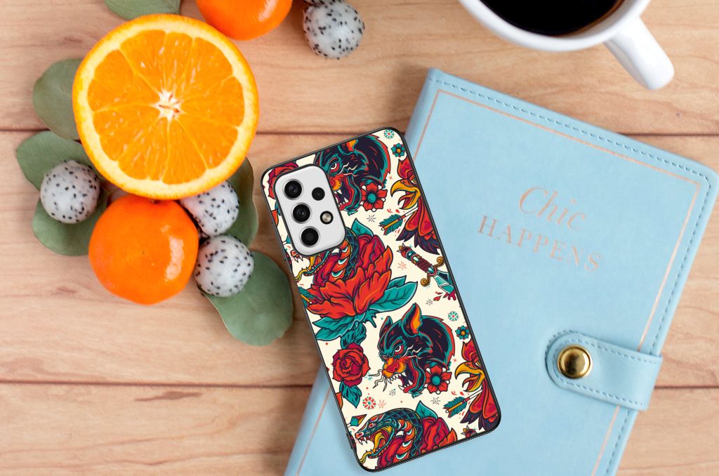 Silicone Back Case voor Samsung Galaxy A23 Old Skool B2C Telecom