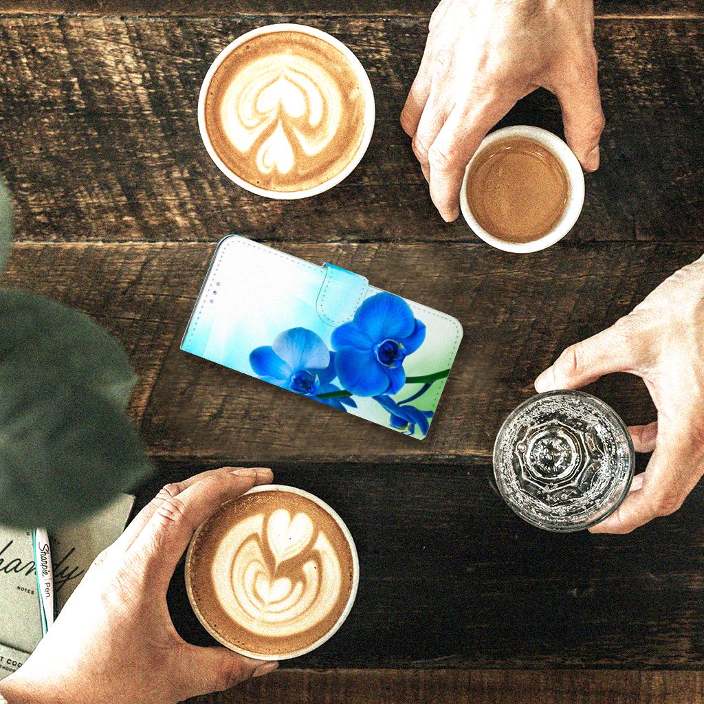 Samsung Galaxy S20 Hoesje Orchidee Blauw - Cadeau voor je Moeder