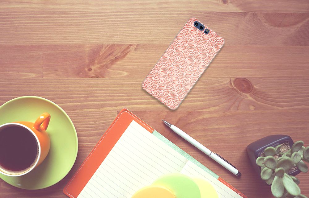 Huawei P10 Plus TPU bumper Pattern Orange