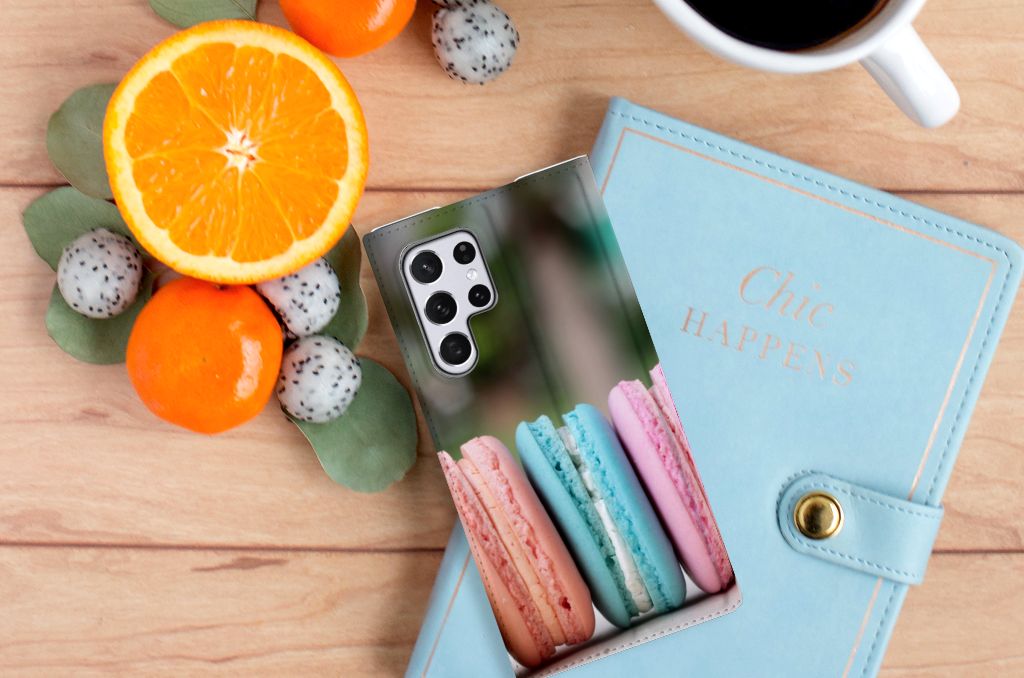 Samsung Galaxy S22 Ultra Flip Style Cover Macarons - B2C Telecom