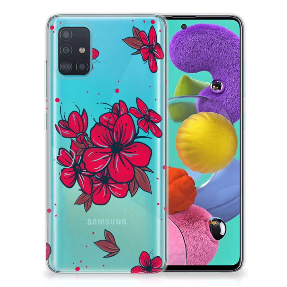 Samsung Galaxy A51 TPU Case Blossom Red