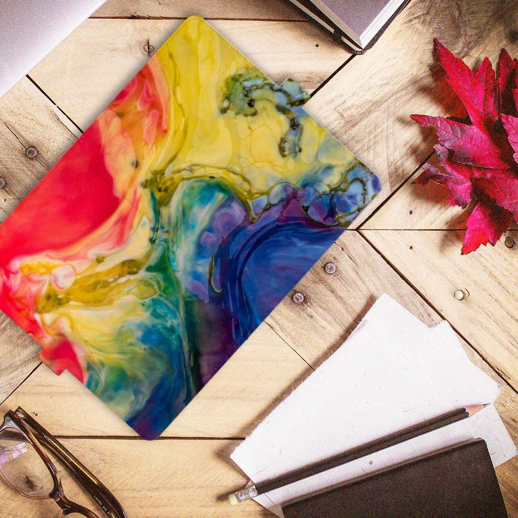Hoes Lenovo Tab M10 Plus 3rd Gen 10.6 inch Watercolor Dark