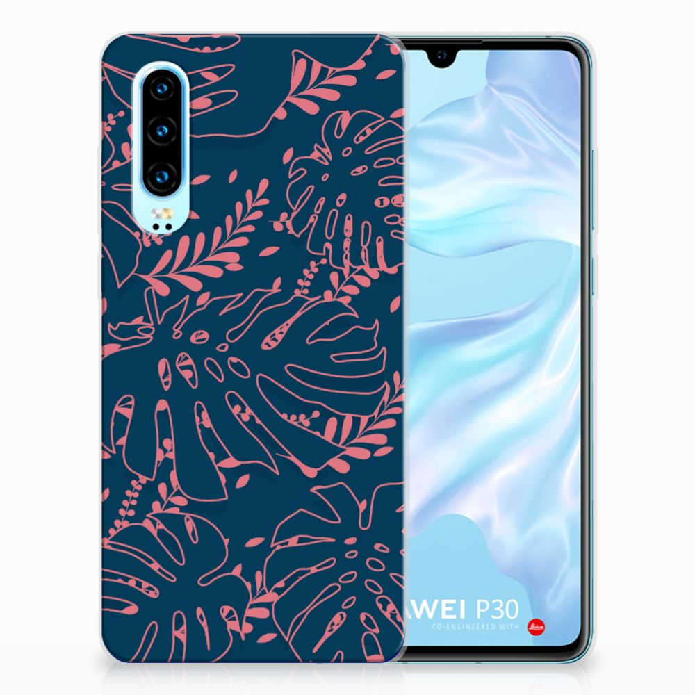 Huawei P30 TPU Case Palm Leaves