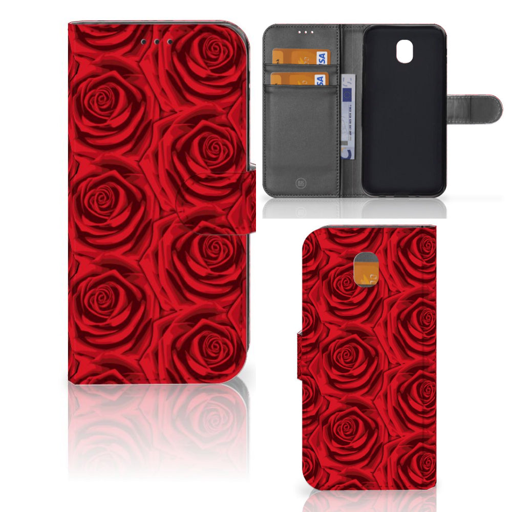 Samsung Galaxy J5 2017 Hoesje Red Roses