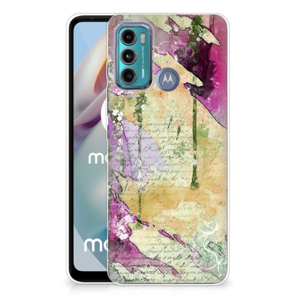 Hoesje maken Motorola Moto G60 Letter Painting B2C Telecom
