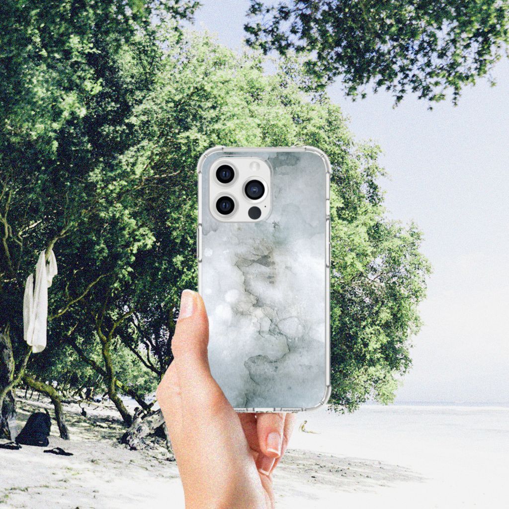 Back Cover iPhone 13 Pro Max Painting Grey - B2C Telecom