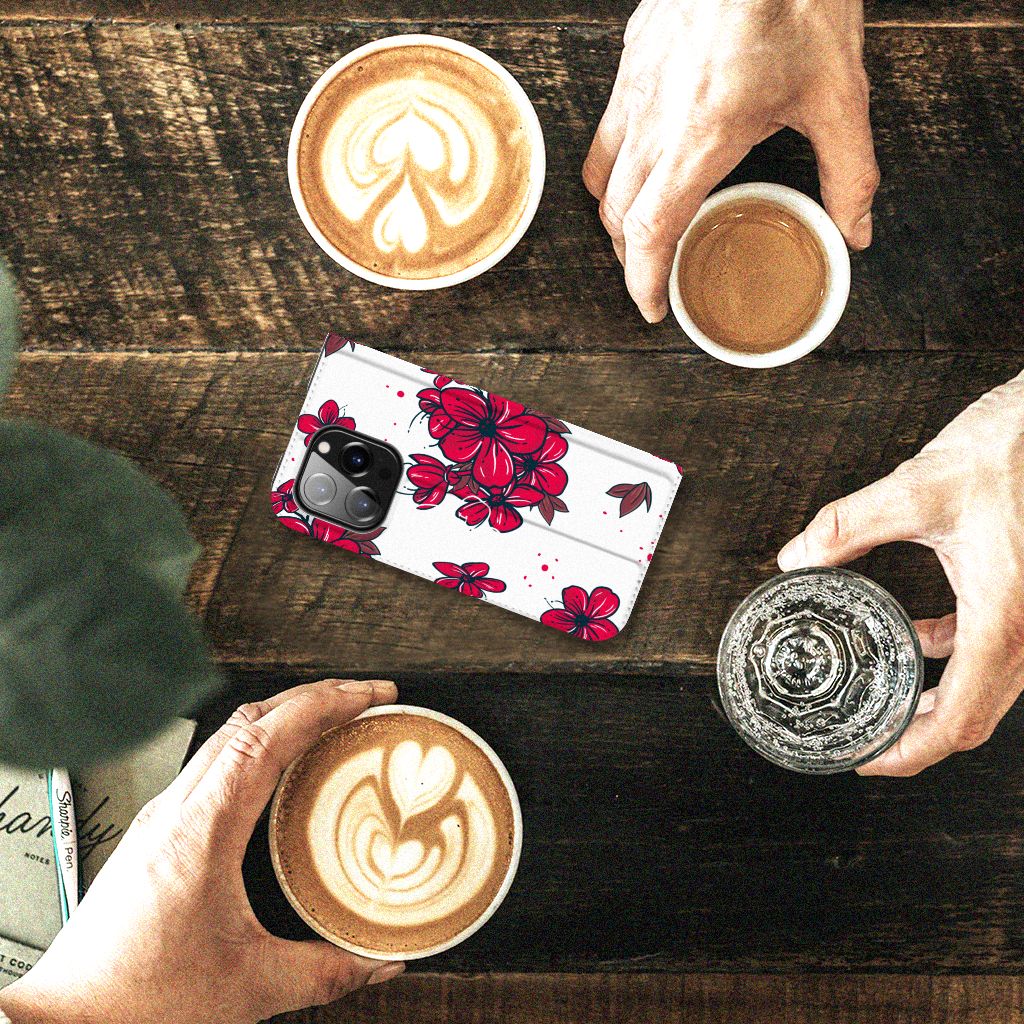 iPhone 14 Pro Smart Cover Blossom Red - B2C Telecom