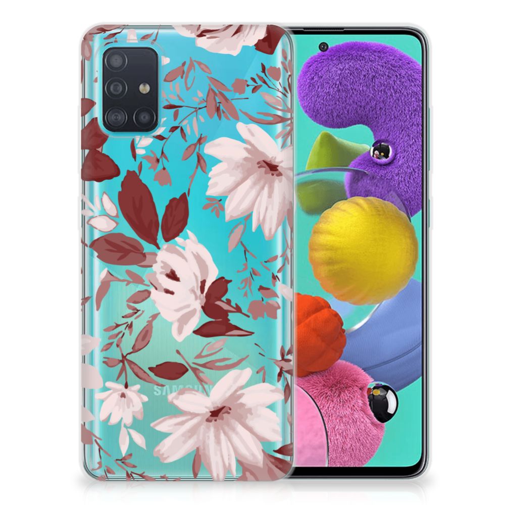 Hoesje maken Samsung Galaxy A51 Watercolor Flowers