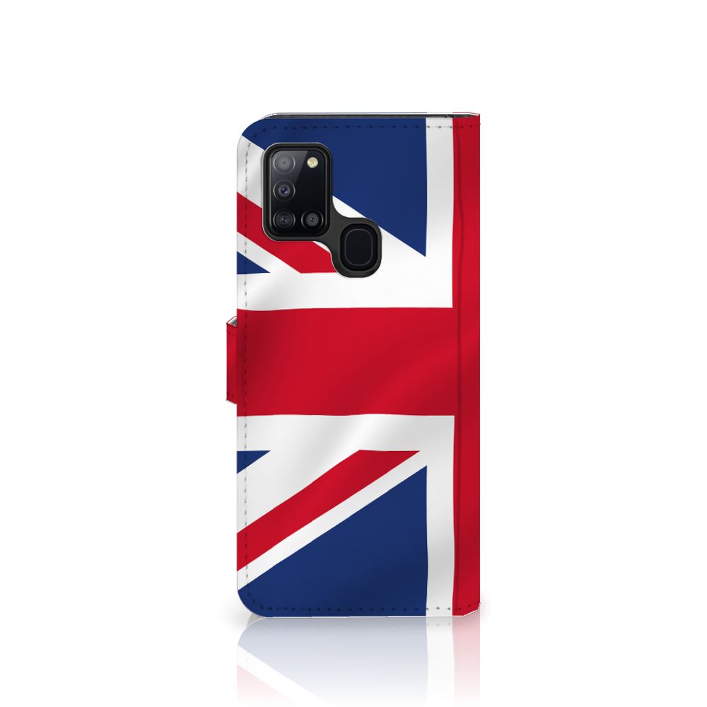 Samsung Galaxy A21s Bookstyle Case Groot-Brittannië