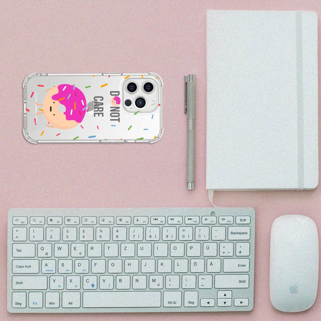 iPhone 13 Pro Max Beschermhoes Donut Roze - B2C Telecom