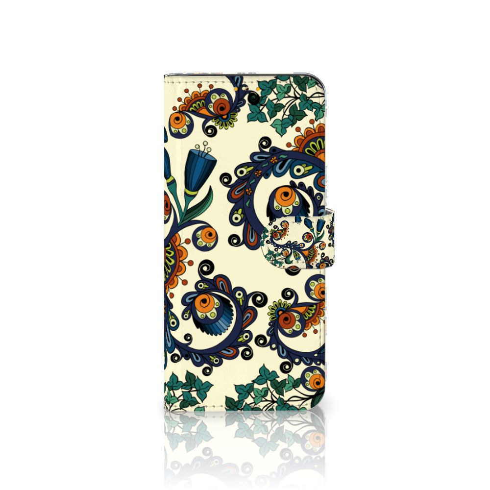 Wallet Case Samsung Galaxy M52 Barok Flower