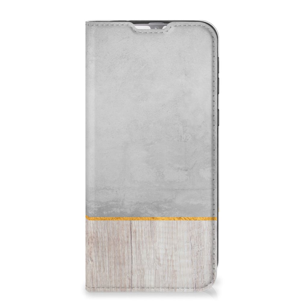 Samsung Galaxy M31 Book Wallet Case Wood Concrete - B2C Telecom