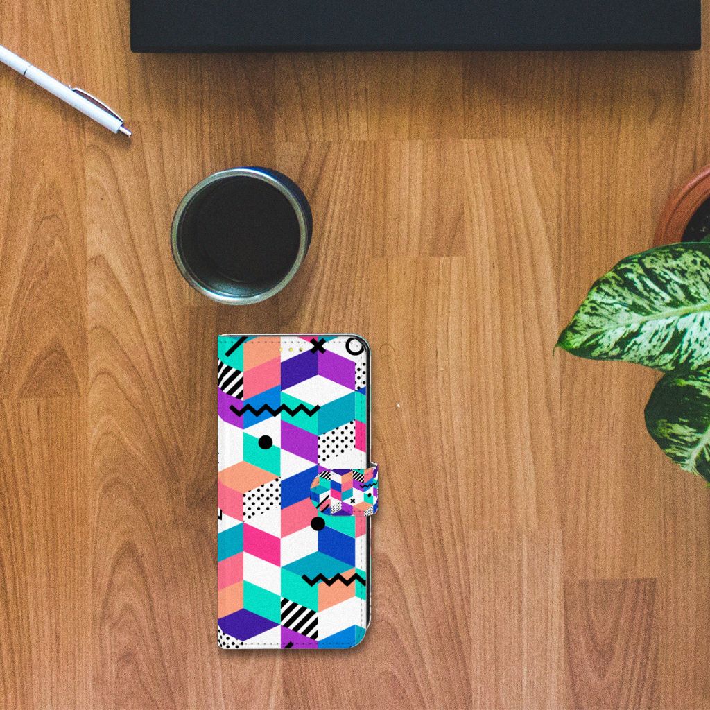 Xiaomi Poco X3 | Poco X3 Pro Book Case Blokken Kleurrijk